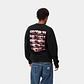 SWEAT INK BLEED BLACK/PINK - Thumbnail 4