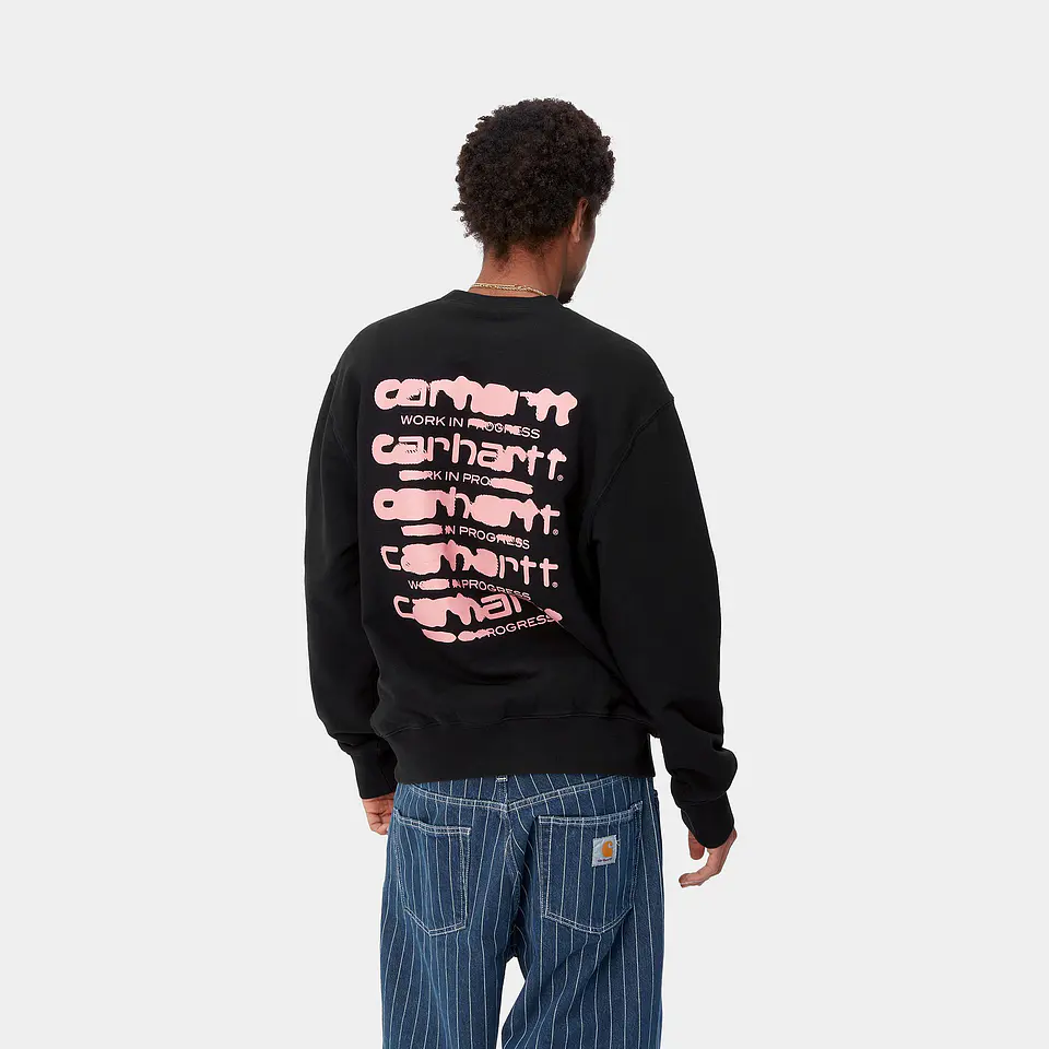 SWEAT INK BLEED BLACK/PINK 4
