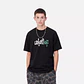 S/S Brush WIP T-Shirt (Black) - Thumbnail 2