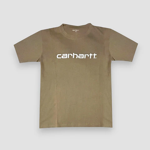 S/S SCRIPT T-SHIRT (sun faded)