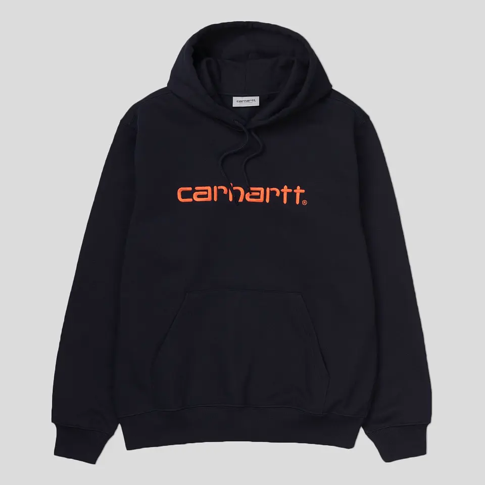 HOODED SWEAT (DARK/ORANGE) 1