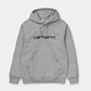 HOODED SWEAT (GREY/BLACK) - Thumbnail 1