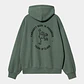HOODED SWEATSHIRT (Duck Green/Black Stone) - Thumbnail 1