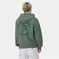 HOODED SWEATSHIRT (Duck Green/Black Stone) - Thumbnail 4