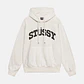 BLOCK SPORT PIGMENT DYED HOODIE - Thumbnail 1