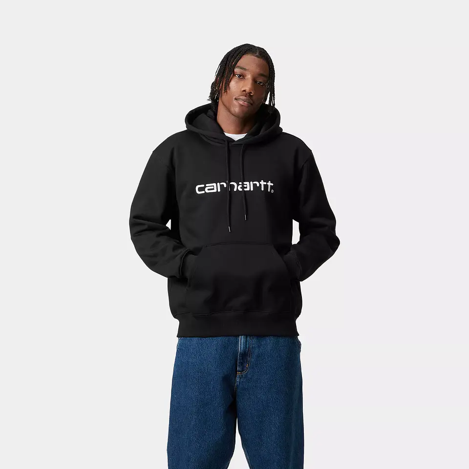 HOODED SWEATSHIRT (BLACK)  3