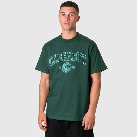S/S COIN T-SHIRT (BOTANIC/AQUA GREEN)