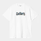 S/S SPIN SCRIPT T-SHIRT (BRANCO) - Thumbnail 1
