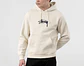 Stock Logo Hoodie (beige/navy blue)  - Thumbnail 2