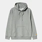 HOODED CHASE SWEATSHIRT (STONE GREY) - Thumbnail 1