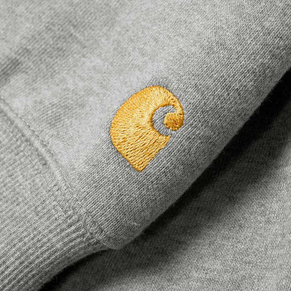 HOODED CHASE SWEATSHIRT (STONE GREY) 2