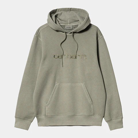 HOODED SWEAT DUSTER (GREEN)