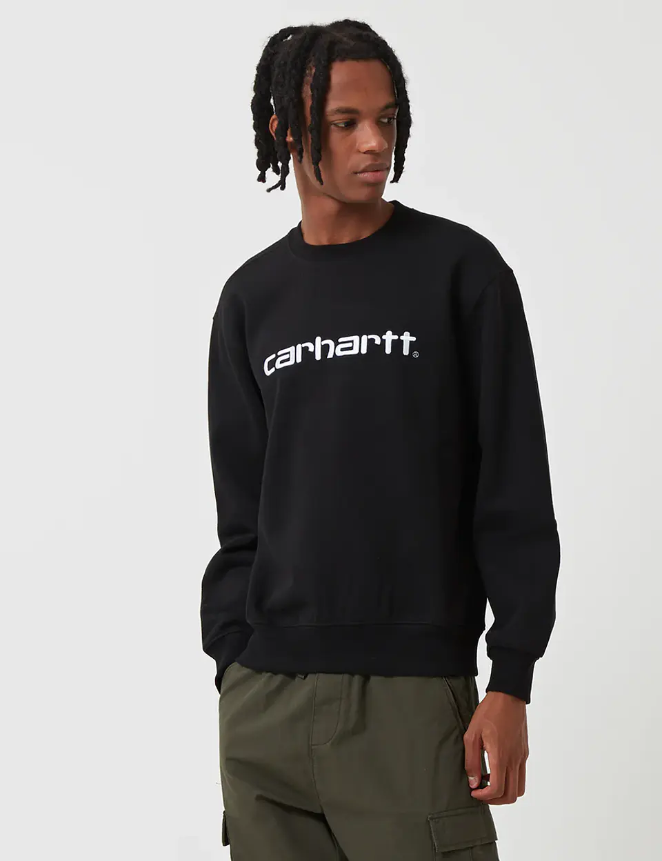 SCRIPT SWEATSHIRT BLACK 2