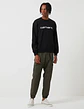SCRIPT SWEATSHIRT BLACK - Thumbnail 4