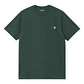  S/S AMERICAN SCRIPT T-SHIRT (Kale Green)  - Thumbnail 1