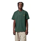  S/S AMERICAN SCRIPT T-SHIRT (Kale Green)  - Thumbnail 2
