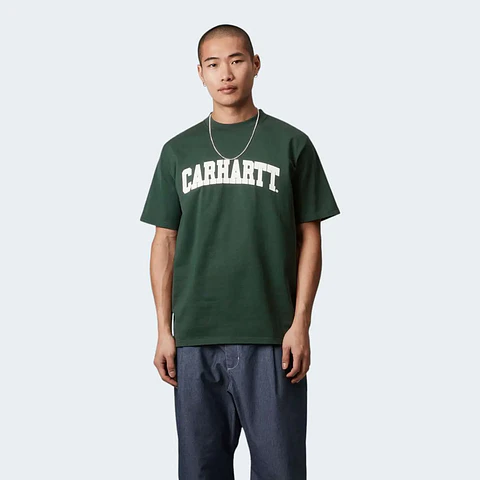 UNIVERSITY SCRIPT T-SHIRT (GREEN/WHITE)