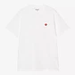 S/S Small Heart T-Shirt (White) - Thumbnail 1