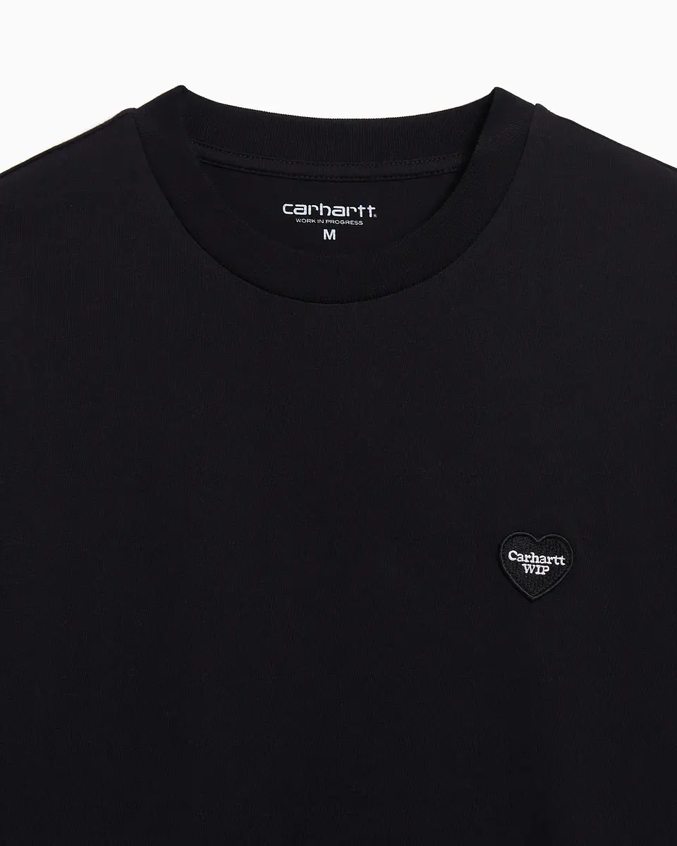 S/S Small Heart T-Shirt (Black) 2