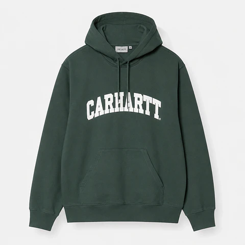 HOODED SWEATSHIRT UNIVERSITY (GREEN)