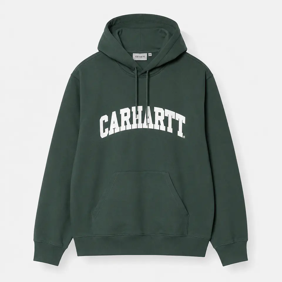 HOODED SWEATSHIRT UNIVERSITY (GREEN) 1