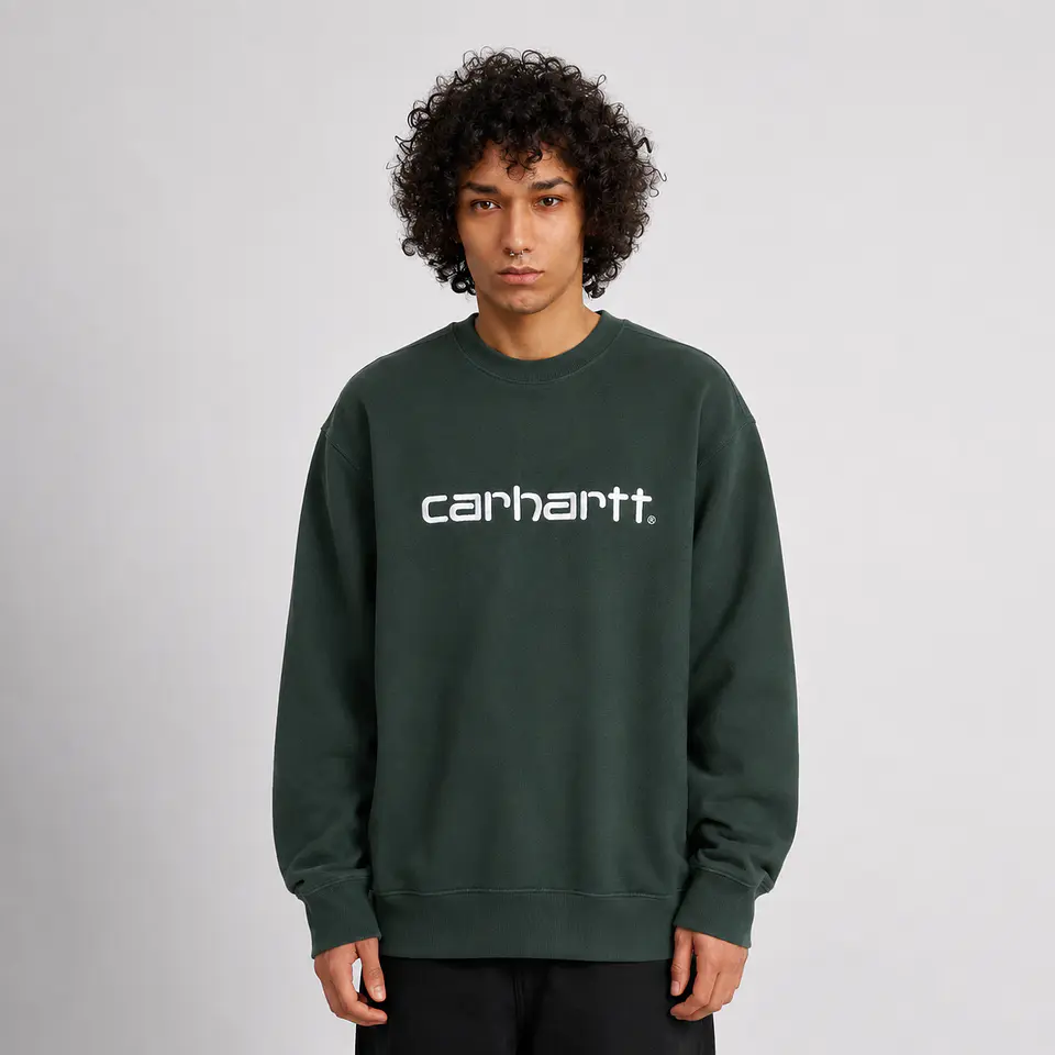 SCRIPT SWEATSHIRT (GREEN) 2