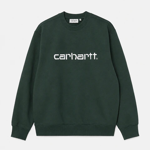 SCRIPT SWEATSHIRT (GREEN)