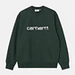 SCRIPT SWEATSHIRT (GREEN) - Thumbnail 1