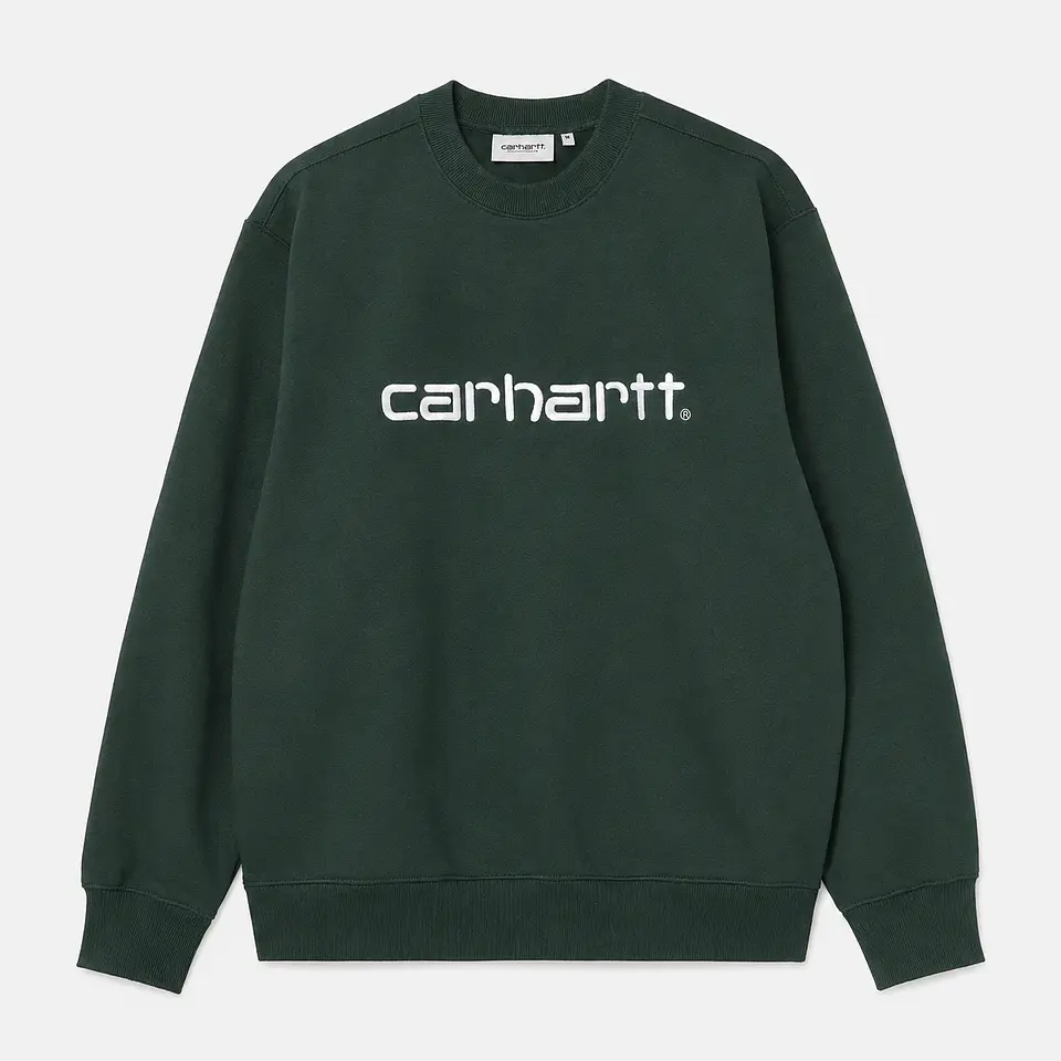 SCRIPT SWEATSHIRT (GREEN) 1