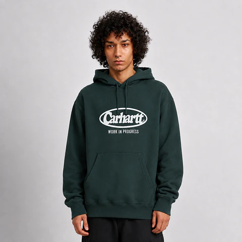 HOODED OVAL SWEAT (DARK CHIANTI)