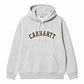 HOODED SWEATSHIRT UNIVERSITY (GREY HEATHER) - Thumbnail 1
