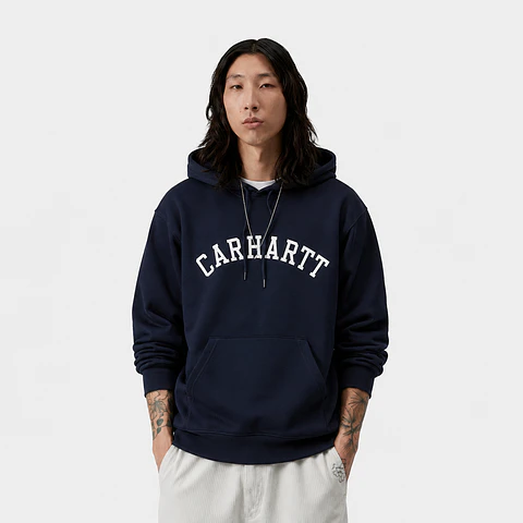 HOODIE UNIVERSITY (DARK NAVY/WHITE)