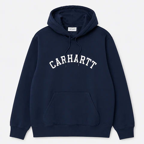 HOODIE UNIVERSITY (DARK NAVY/WHITE)