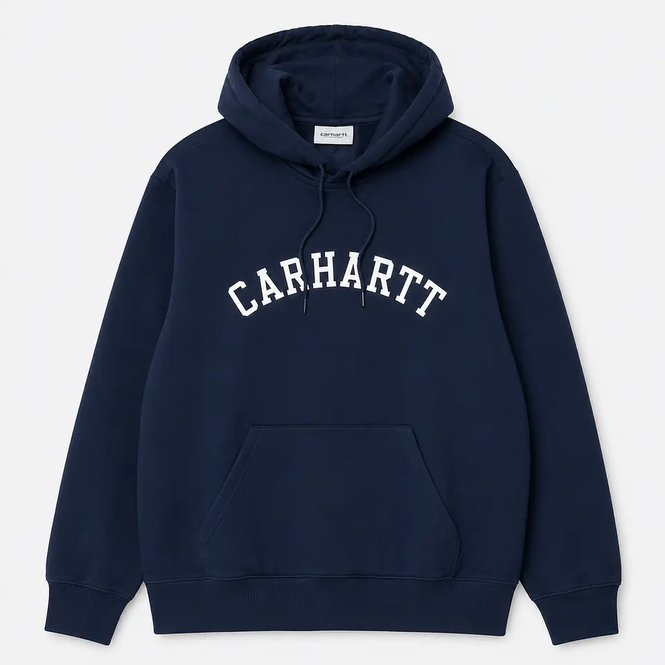 HOODIE UNIVERSITY (DARK NAVY/WHITE) 2