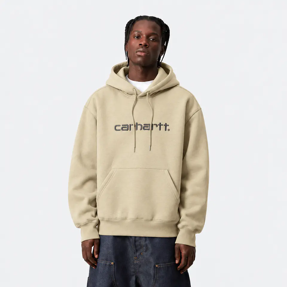 HOODED SWEATSHIRT HD (TAN) 1