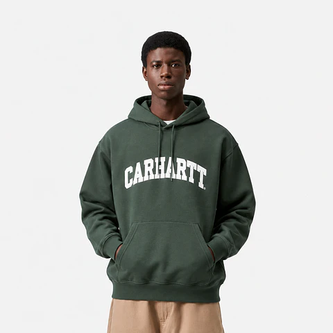 HOODED SWEATSHIRT UNIVERSITY (GREEN)
