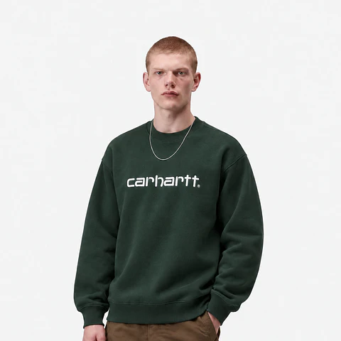 SCRIPT SWEATSHIRT (GREEN)