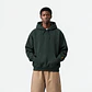HOODED CHASE SWEATSHIRT (DARK GREEN) - Thumbnail 1