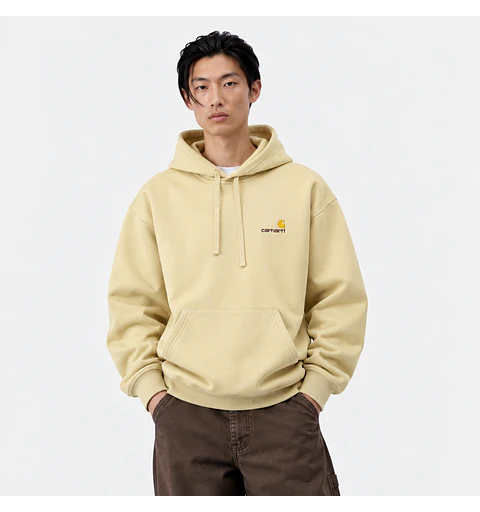 AMERICAN SCRIPT HOODIE (RATTAN)