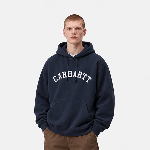 HOODIE UNIVERSITY (DARK NAVY/WHITE)