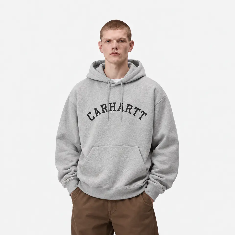 HOODIE UNIVERSITY (GREY/BLACK) 1