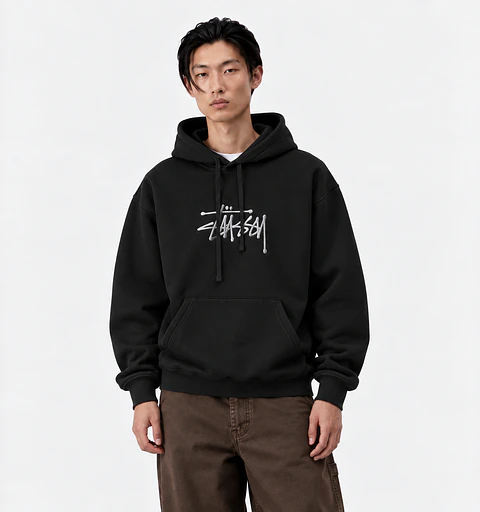 Stock Basic Logo Aplique (black) 