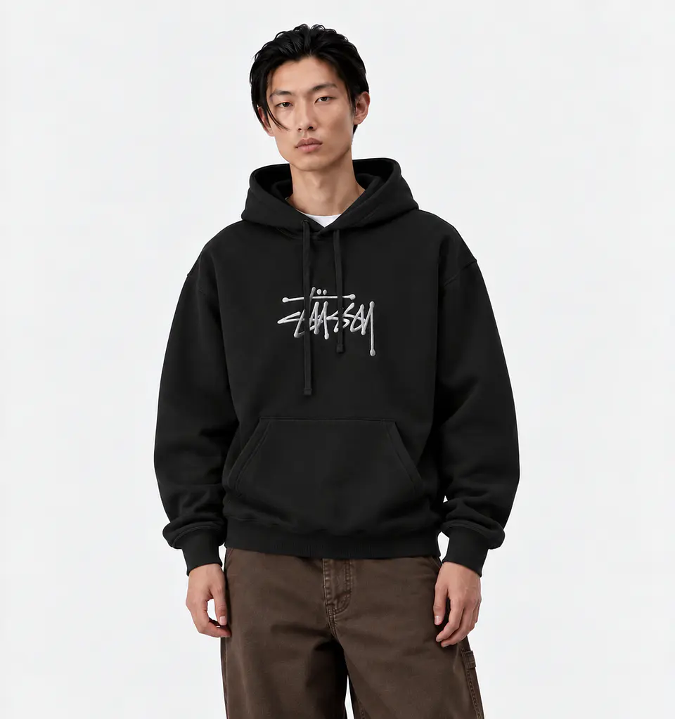 Stock Basic Logo Aplique (black)  1