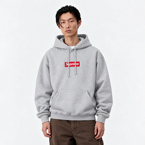 SUPREME SPAIN BOX LOGO (CINZA)