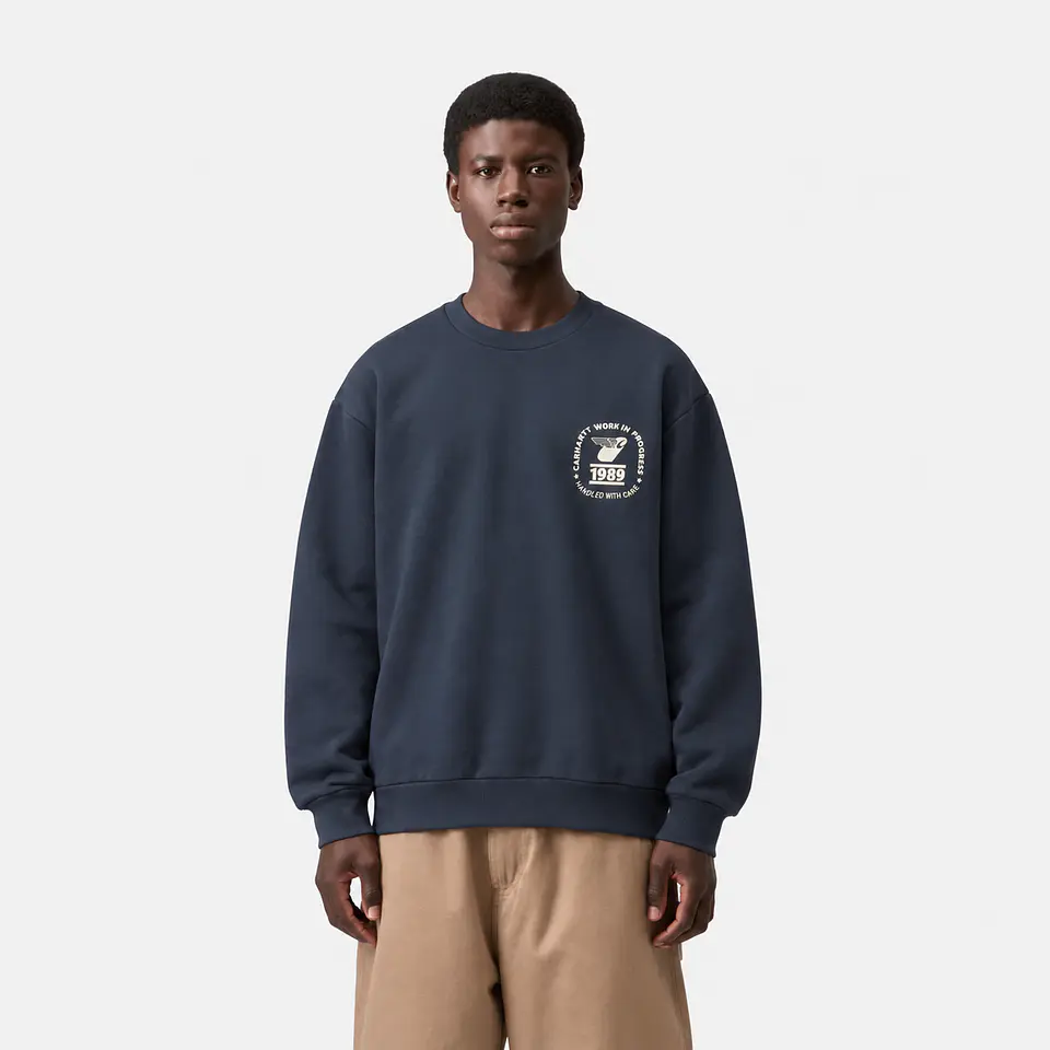 STAMP STATE SWEAT BLUE/GREY 1