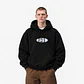 Oval Stock Logo Hoodie  (black) - Thumbnail 1