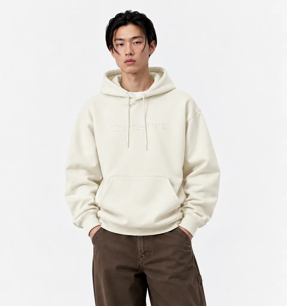 Hooded Duster Sweat  (Wax) 1