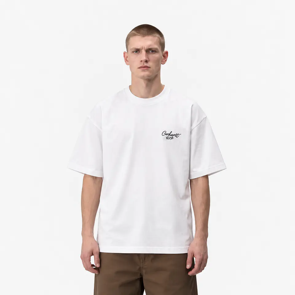 S/S SIGNATURE T-SHIRT (WHITE) 1