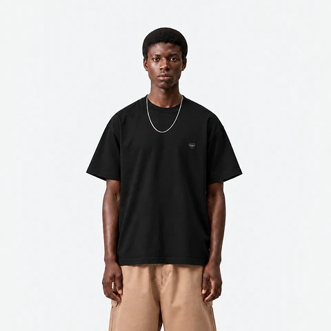 S/S Small Heart T-Shirt (Black)