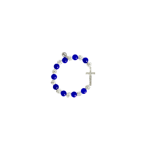 Pulseira com Cruz de brilhantes